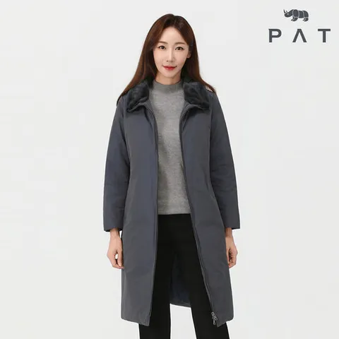 [PAT] 밍크카라 구스 다운 코트_1I81902