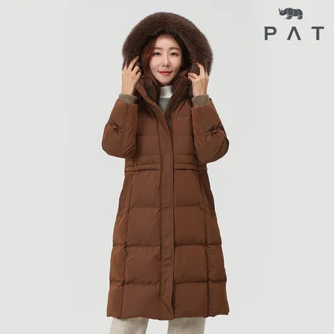 [PAT] 프리미엄 폭스퍼렉스 롱 구스다운 점퍼_1J82002