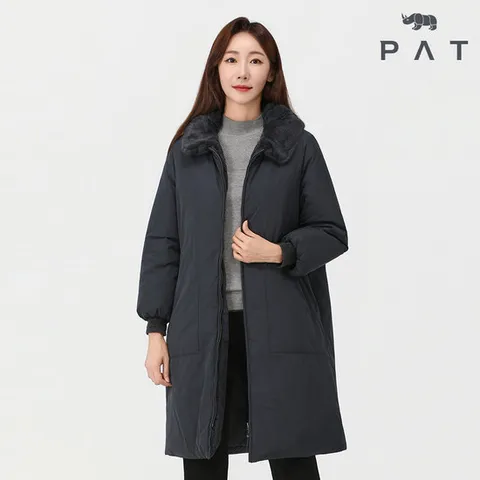 [PAT] 프리미엄 밍크반후드 구스다운 점퍼_1J81904