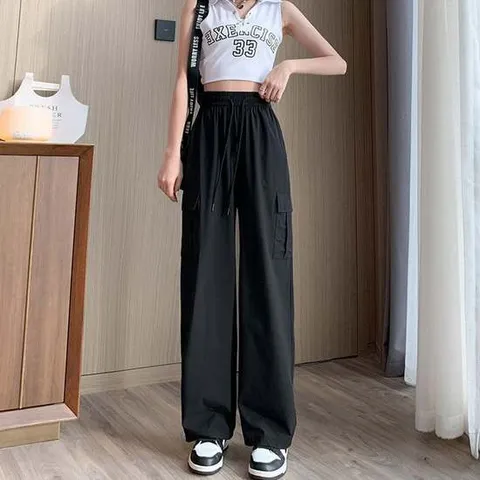 여자 쿨 포켓 일자 밴딩팬츠 SH-500391