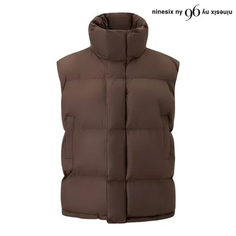 [나인식스뉴욕]스트링 하이넥 집업 베스트 점퍼 (NP4JJ008L0)