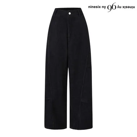 [ 롯데백화점 ][나인식스뉴욕(영캐릭터)]빈티지 코듀로이 시그니처 와이드 팬츠 (NP4TA006L0)