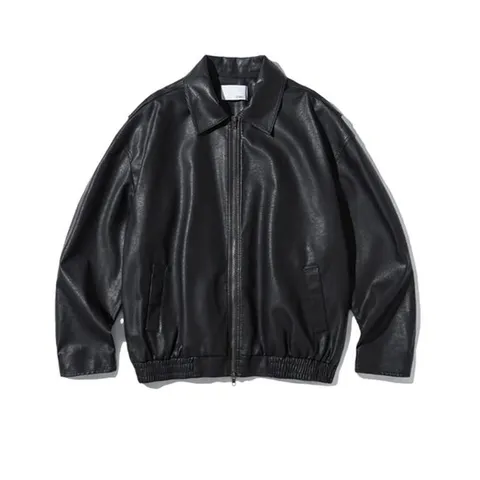 시티브리즈 신세틱 워시드 레더 점퍼 BB CTH3JP06 BK BR