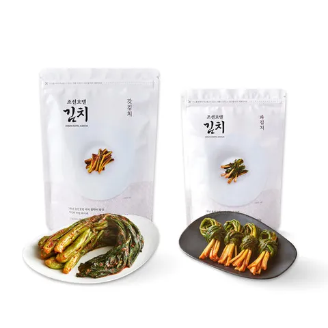 [조선호텔김치] 조선호텔 갓김치 1kg+파김치 500g