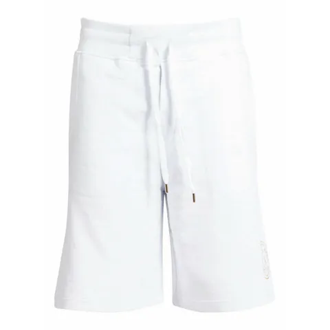 [VERSACE] 라프리마 남성 트랙수트 Bottoms V 엠블럼 숏 스웻팬츠 78GADT00CF01TG03 화이트 /8