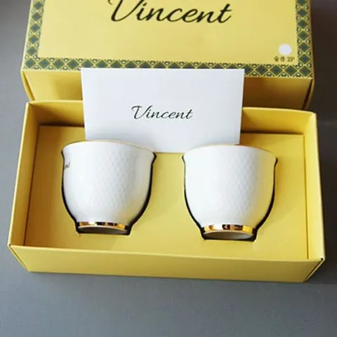 빈센트 골드림 소주잔 2P세트 4color 사케잔 샷글라스