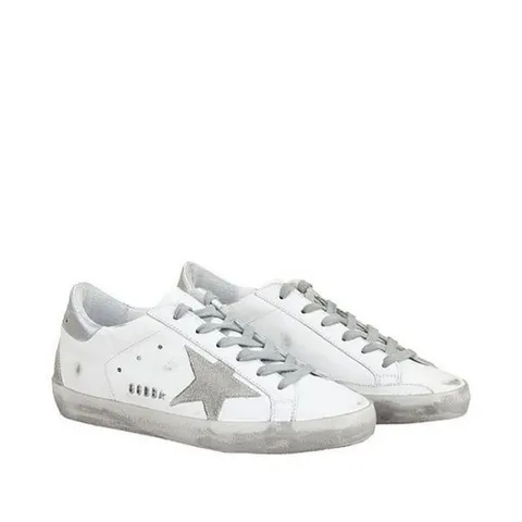 골든구스 여성 슈퍼스타 W77 실버탭 스니커즈 GWF00102 F000317 10273 [국내발송]
