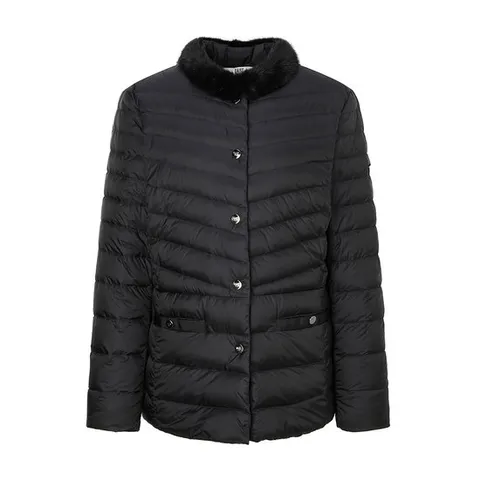 [ AK백화점 ][닥스] 25FW PREMIUM 여성 초경량구스다운 밍크 점퍼 DNJU5D721BK