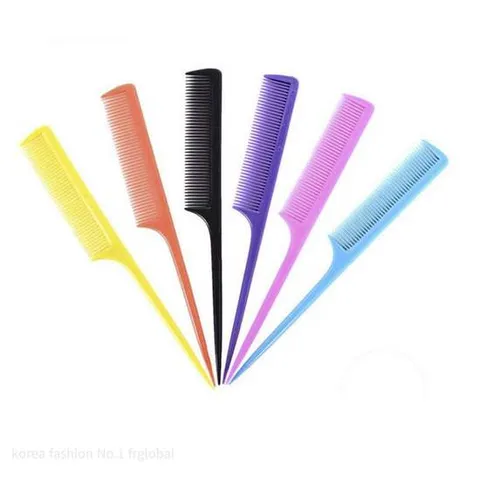 컬러 미용실 비비드 꼬리 빗(1P 단위 판매) 꼬리빗두피 건강 마사지 미용실 남자 브러쉬 빗
