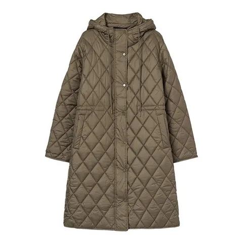 [ 롯데백화점 ][올리브데올리브]다이아퀼팅 후드 롱패딩 OP5WMA15