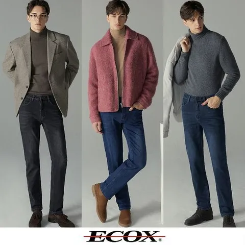 [더블유쇼핑]하이엘라 웜 기모 데님 3종 남성