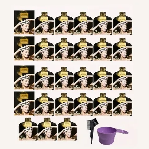 [리체나] 3분 염색제 (골드P 23팩+염색볼+빗)