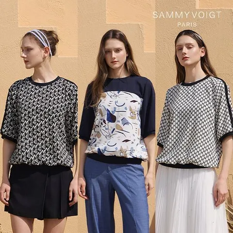 [새미보이트]25SS  쿨샤벳 에어리 블라우스 3종