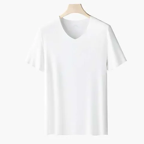 브이넥 반팔 11심리스T-B-3XL110 남성용 비침없는