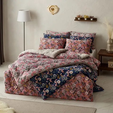 [벨리에르] 아이비 ED 극세사 차렵이불 3장세트(퀸)