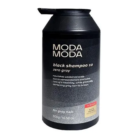 모다모다 블랙 샴푸 제로 그레이 염색 새치 300g(AD)