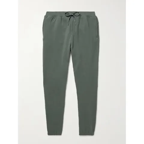 25 FW 룰루레몬 Green Steady State Slim Fit Tapered Cotton Blend Jersey Sweatpants TP567394468
