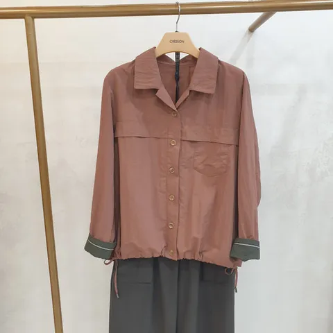 [크레송]남방식 블라우스  NWCFBP50ADG