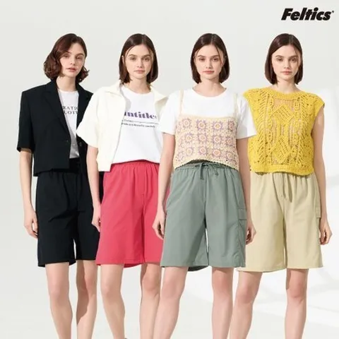 [펠틱스][펠틱스]25SS 여성 아이스 스트레치 반바지 4종 (F509W)