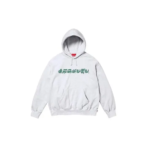 슈프림 블랙레터 후드 스웨트셔츠 애쉬 그레이   25SS -SUP-BLHOSWASGR25SS