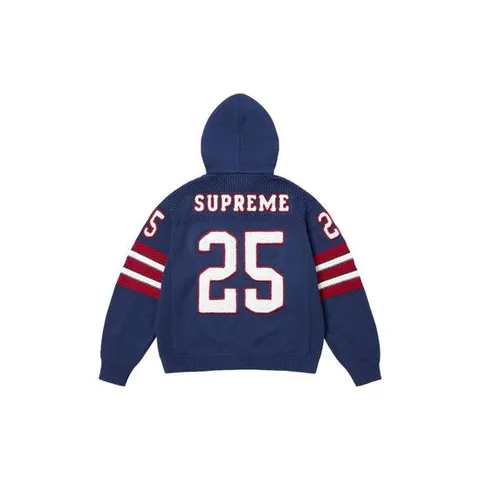 슈프림 스포츠 집업 후드 스웨터 네이비   25SS -SUP-SPZIUPHOSWNA25SS