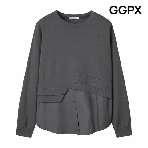 [GGPX] 블라우스 레이어드형 티셔츠 (GP9TS024F)