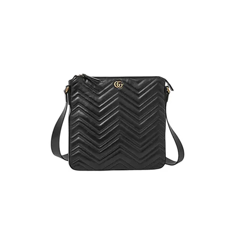 구찌 메신저 GG 마몬트 마틀라쎄 블랙 523369 DTDHT 1000