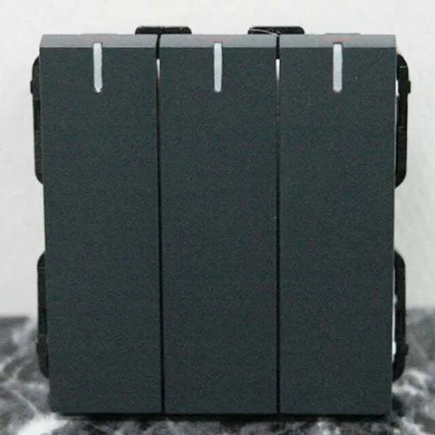 [오너클랜]인기상품 스위치 조합 유럽형(DB) 3구3로 (블랙 A77-K