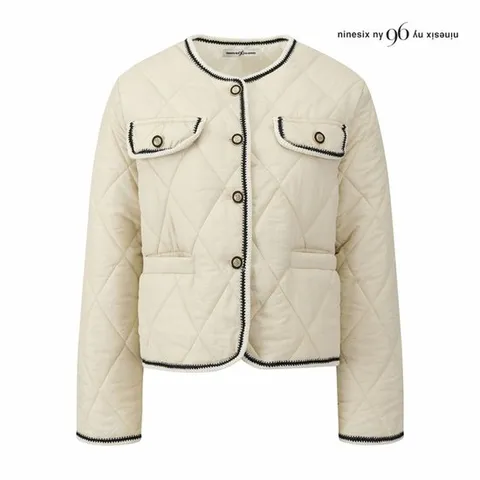 [나인식스뉴욕] 노카라 다이아 퀼팅 경량 패딩 점퍼 (NPAJP001M0)