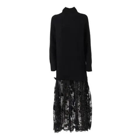 에르마노 설비노 원피스 D47EQ013E56 Black