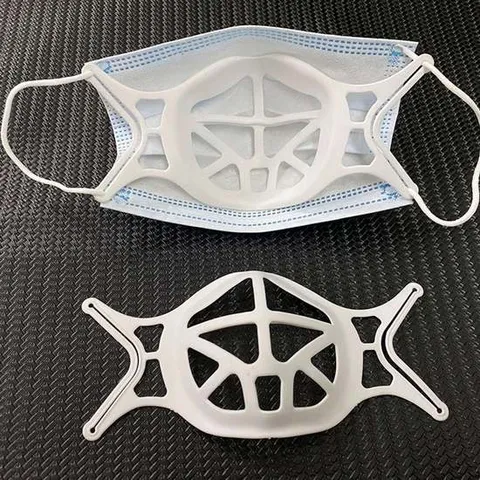 마스크 실리콘 모양 틀 지지대 10P M10823 실리콘마스크가드이너 호흡가이드 이너가드 운동마스크가드 편한숨 호흡 숨쉬기 호흡브라켓가드