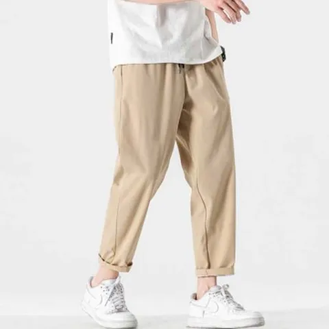 남성 여름 밴딩 바지 워크샵 여행 이지 웨어 스타일