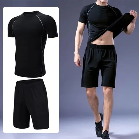 남성 여름 트레이닝복 세트 반팔티 반바지 스포츠웨어