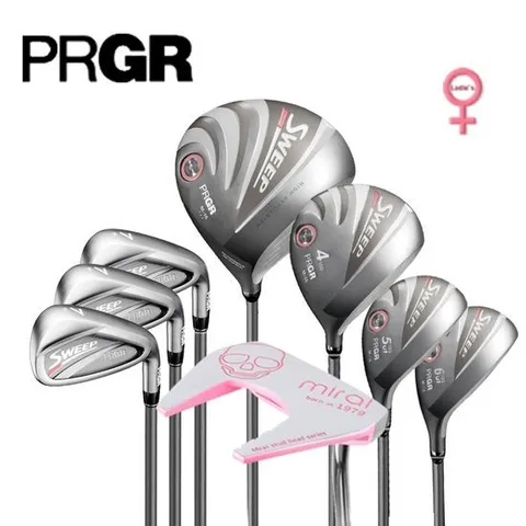 [기타]정품 PRGR 스위프 M-16 11개구성 (4번우드56번유틸)풀세트+ 미라이퍼터 몬스터골프.