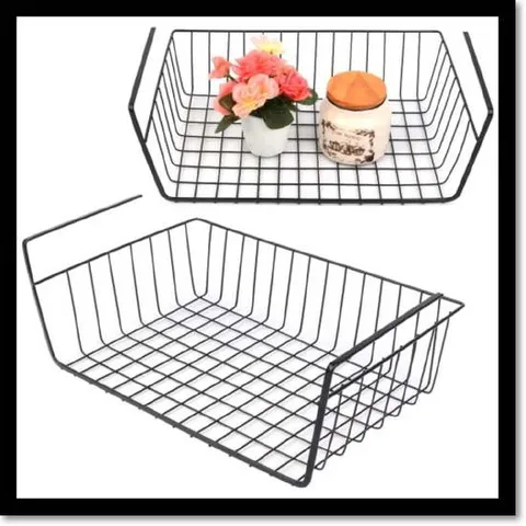 선반 틈새용 다용도 트레이 선반틈새용다용도 트레이 틈새수납함 철망수납함 선반틈새트레이 서랍틈새수납 다용도선반