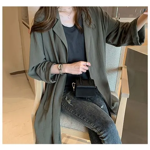 [오너클랜]인기상품 여자린넨자켓 여성롱린넨자켓 3컬러 여자 얇