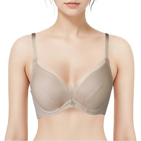 [ 롯데백화점 ][비비안(언더웨어)]들뜸 제로 저중심 소프트 와이어 기본 스킨색  몰드브라  BR1981A
