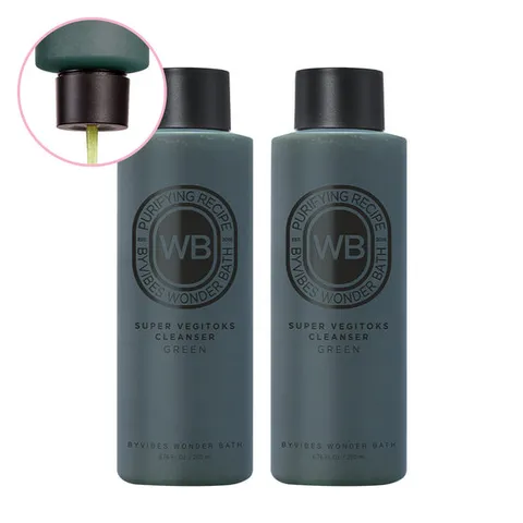 [더블찬스] 조성아 슈퍼베지톡스 그린 약산성 클렌저 트위스트캡 200ml