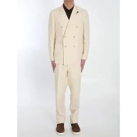 25SS Lardini 투 piece linen 수트 ES425AEEIF64510120 TP565367059