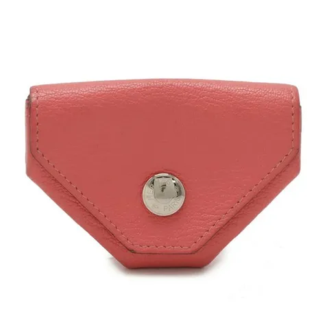 [패피스 중고명품] 에르메스 르 방트 카르 코인 케이스 쉐브르 미소르 가죽 로즈 립스틱 Y 스탬프 (W-WL-HER-000633)