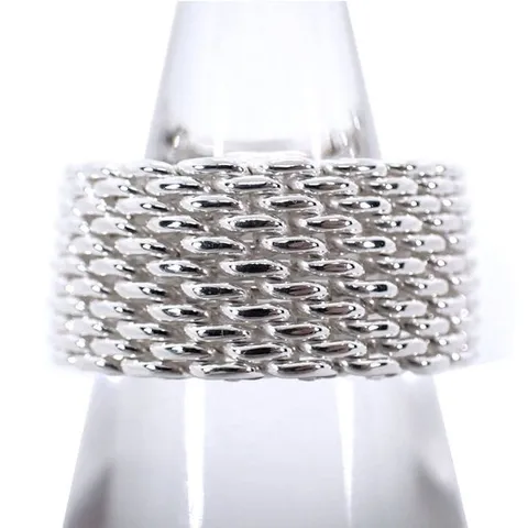 [패피스 중고명품] 티파니앤코 925 하트 서머셋 메시 반지 11호 (W-JW-TFC-016980)