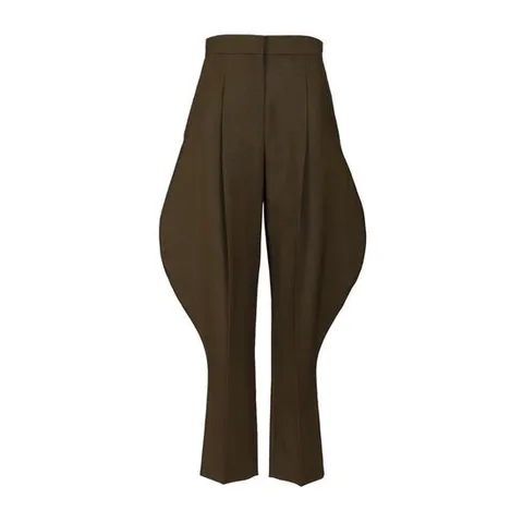 25FW Fendi 룩 18   울 모헤어 HIGH 웨이스트 PENCE BALLOON TROUSERS FR6658AQ3HF1T6G TP567467917