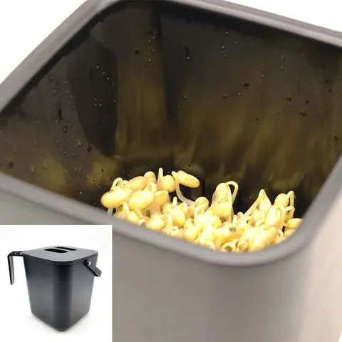 다올 깊은 콩나물재배기 블랙 식물재배기 새싹재배기 식물재배기 콩나물재배 무순키우기 콩나물키우기 새싹재배기