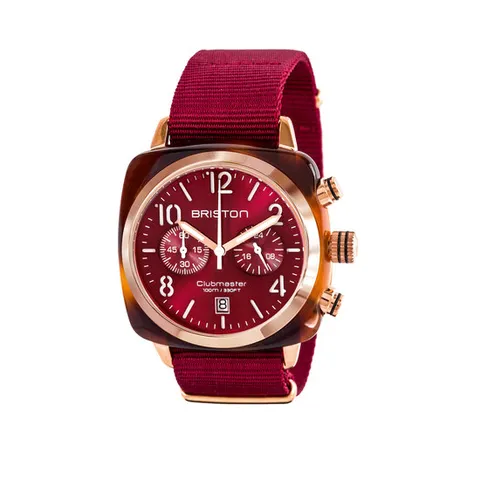 [ 롯데백화점 ][브리스톤][공식] 클래식 로즈골드 버건디 (510P8ND) 공용시계