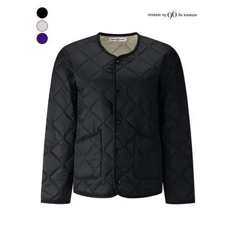 [나인식스뉴욕]다이아 퀼팅 포켓 경량 패딩 점퍼 (NPBJP001M0)