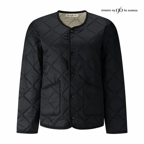 [나인식스뉴욕] 다이아 퀼팅 포켓 경량 패딩 점퍼 (NPBJP001M0)