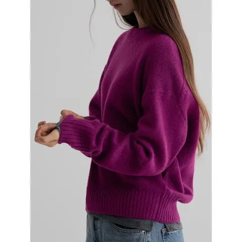 (325Y51LY3U) [에잇세컨즈] 루즈핏 윈터 풀오버  퍼플