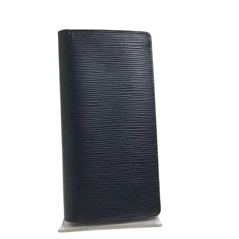 [패피스 중고명품] 루이비통 포르트페유 블라자 에삐 이중 접이식 장지갑 코인 퍼스 블루 마린 (U-WL-LVT-002203)