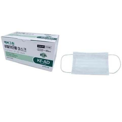 크린탑 비말차단용 마스크 대형 화이트 KF-AD 50EA 부품