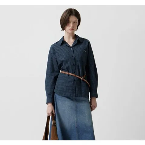 [ 현대백화점 ][ZOOC] 체크 셔츠 (Z253MSC012)